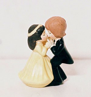 Wilton BRIDE & GROOM Wedding Cake Topper 1976