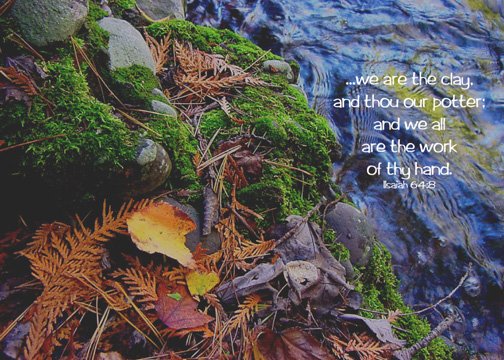 Fall Collage**8"x10" Matted Original Photo**Isaiah 64:8