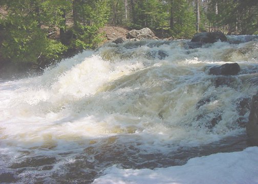 Eagle River Falls**Original Matted Photo