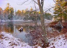 Rice Lake Winter**8"x10" Matted original Photo