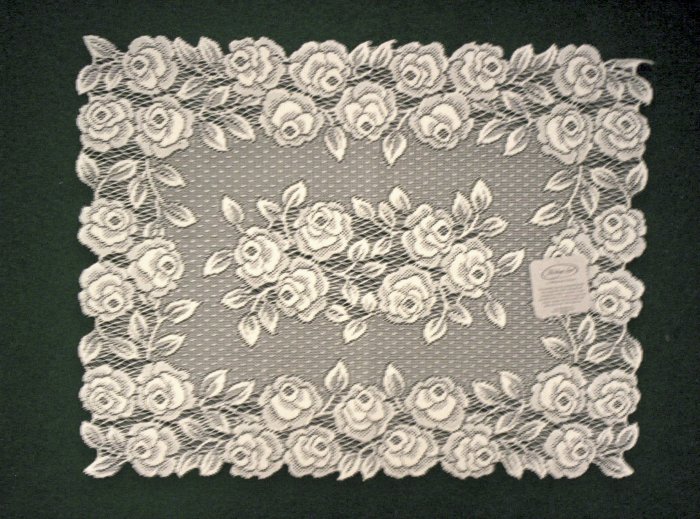Placemats Tea Rose Ecru 14x20 Heritage Lace Set Of (4)