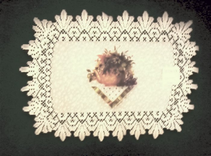 Placemats Heritage Lace Abundant Blessing Placemat 14 x 20 Ecru Set Of (4))