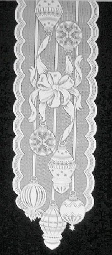 Table Runner Ornaments White 15 x 60 Table Runner Heritage Lace