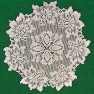 A Doily That Pops Is This Savoy 13 Inches Round Silver Lame