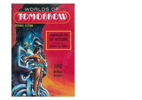 Worlds of Tomorrow sci fi magazine, Spring 1971 issue