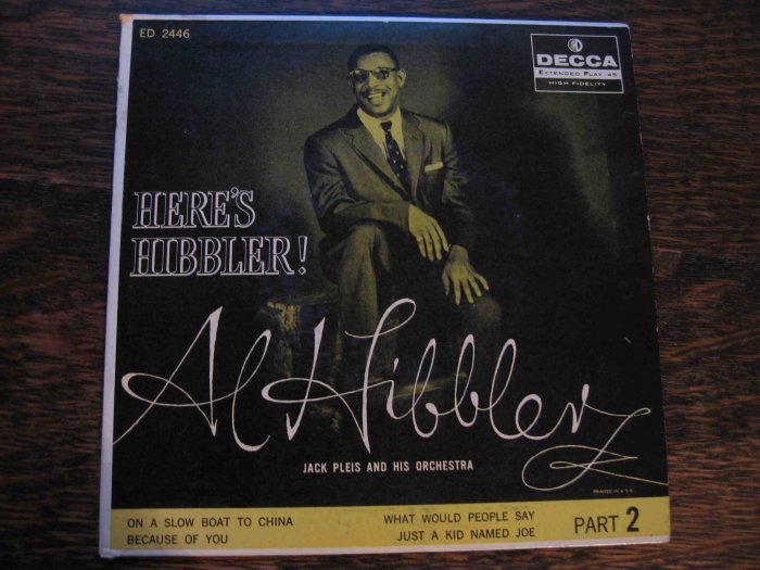 Al Hibbler, "Here's Hibbler" 45rpm EP