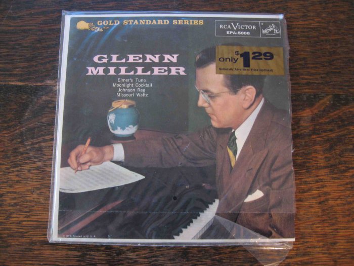 Glenn Miller picture sleeve 45 EP with "Elmer's Tune" etc.