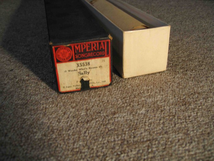 "(I Wonder What's Become of) Sally" piano roll, 1924