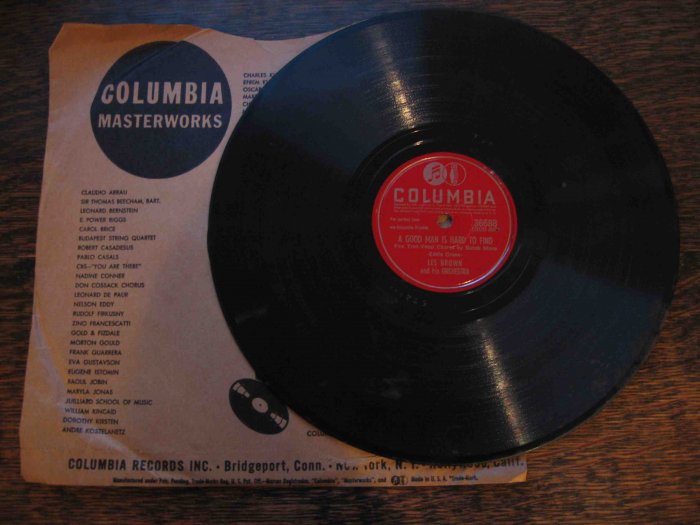 Les Brown 78 rpm record, "A Good Man Is Hard to Find" b/w "Bizet Has His Day"