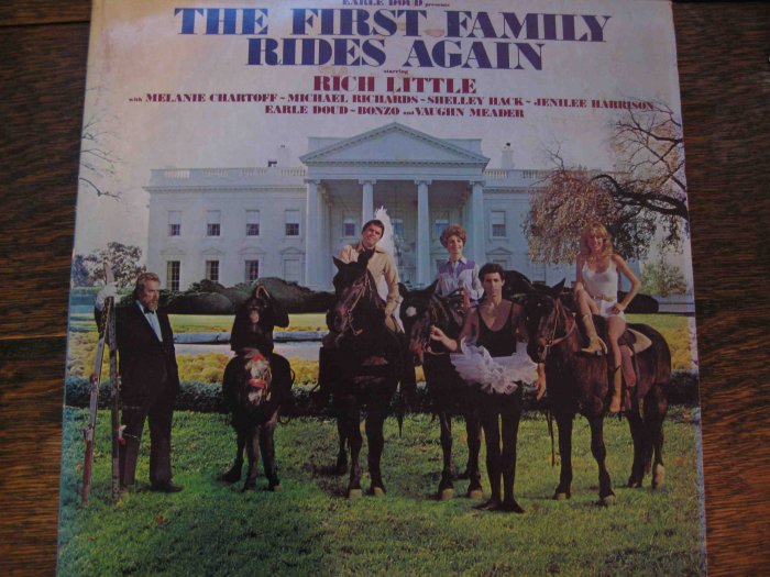 Rich Little political comedy LP, "The First Family Rides Again," 1981