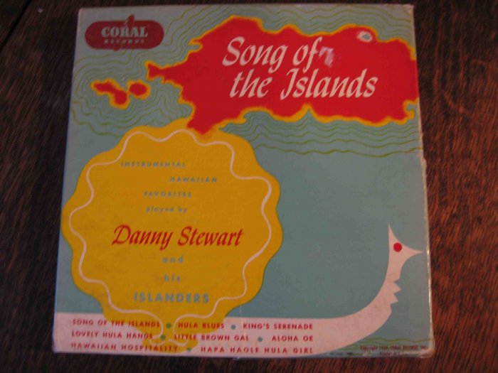 Danny Stewart box set of Hawaiian 45s, "Song of the Islands" (1952)
