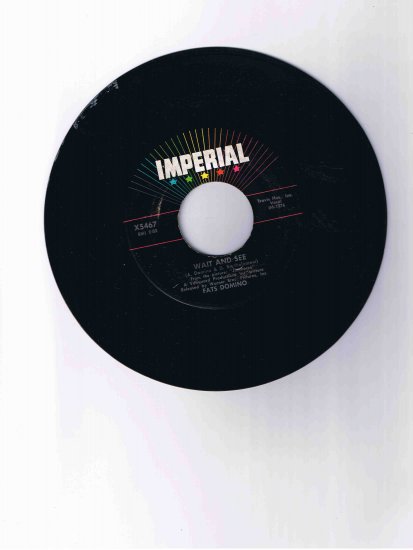 Fats Domino 45rpm single, "I Still Love You" b/w "Wait and See"