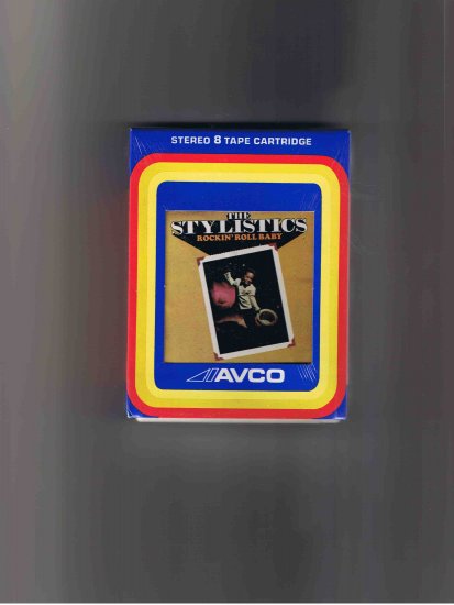 Stylistics 8-track tape, "Rockin' Roll Baby" (brand new! shrink-wrapped)
