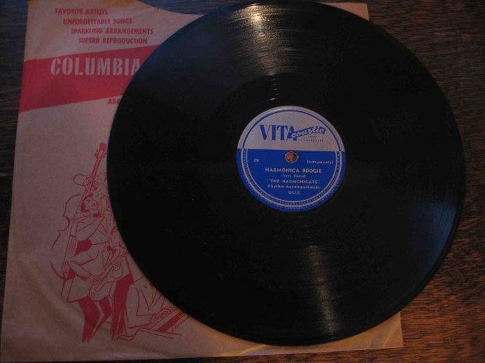 Harmonicats 78rpm single, "Malaguena" b/w "Harmonica Boogie"