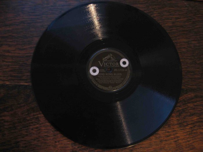 Tommy Dorsey 78 rpm record, "Hong Kong Blues" b/w "You Came Along"