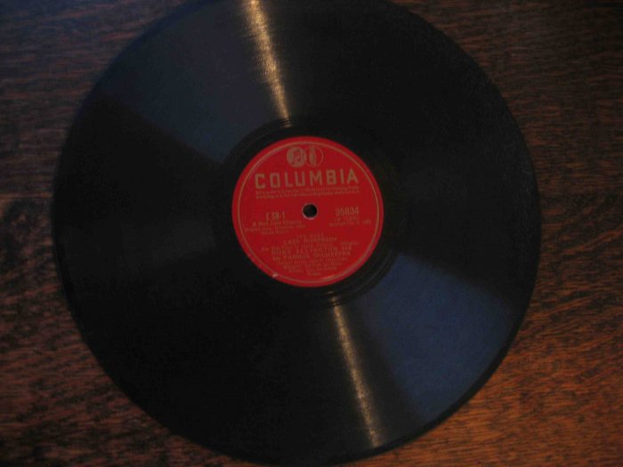 Duke Ellington 78 rpm record, "Lazy Rhapsody" b/w "Blue Ramble" (1932)