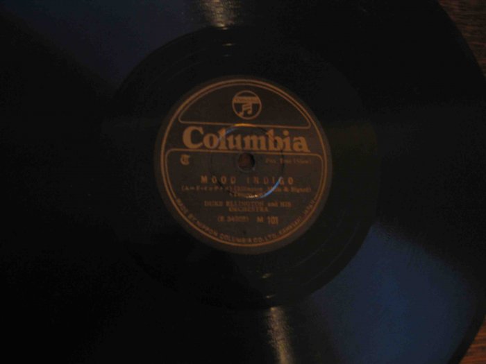 Duke Ellington 78 rpm record, "Mood Indigo"/"Black and Tan Fantasy" (Japanese pressing)