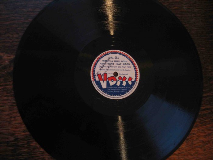 Andre Kostelanetz 12" 78 rpm V Disc, Rodgers & Hart medley