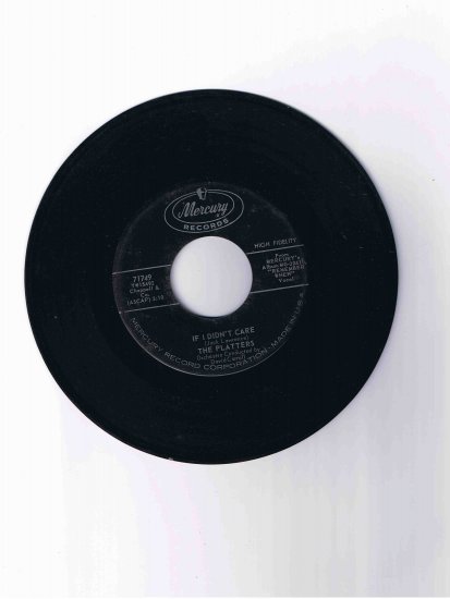 Platters 45 rpm doo-wop single, "If I Didn't Care" b/w "True Lover" (from "Remember When")