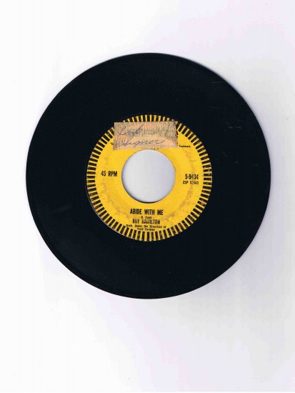 Roy Hamilton 45 rpm single, "Abide with Me" b/w "You Can Have Her" (Epic)
