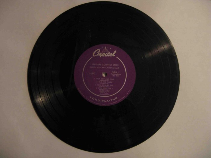 Speedy West/Jimmy Bryant 10" LP, "2 Guitars Country Style"