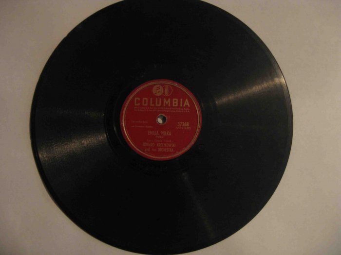 Edward Krolikowski 78 rpm record, "Emilia Polka" b/w "Helena Polka"