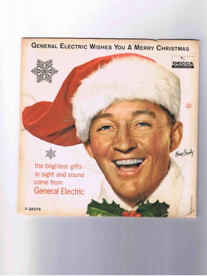 Bing Crosby/Andrews Sisters 33rpm 7" Christmas EP in picture sleeve