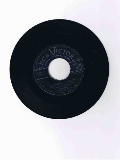 Vaughn Monroe 45 rpm single, "Westward Ho, the Wagons!" / "Wringle Wrangle"