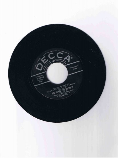 Bing Crosby 45 rpm single, "Around the World in 80 Days" soundtrack (Decca)