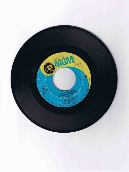Coven 45 rpm single, "One Tin Soldier (Legend of Billy Jack)"/"I Guess It's a Beautiful Day"