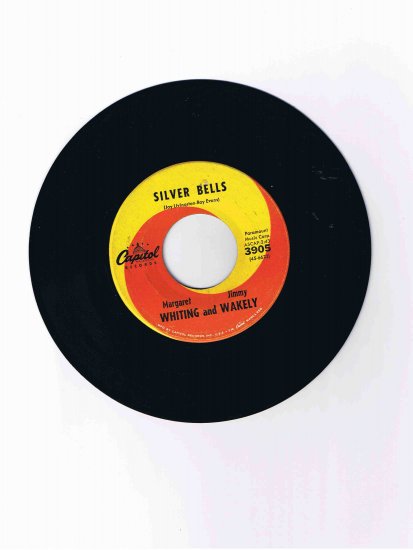 Margaret Whiting/Jimmy Wakely 45rpm single, "Silver Bells" / "Christmas Candy"