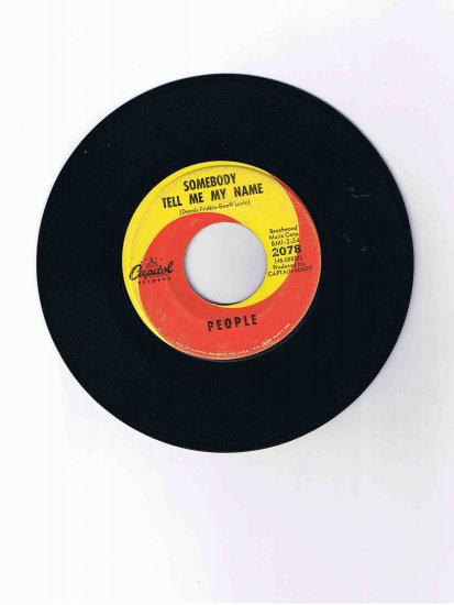 People! 45 rpm single, "I Love You" / "Somebody Tell Me My Name"