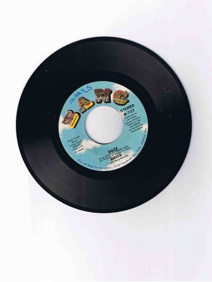 Brick 45 rpm single, "Dazz" / "Southern Sunset" (1976)
