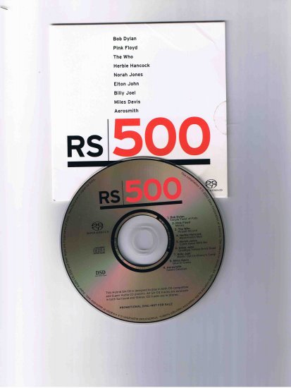 Bob Dylan, Miles Davis, Norah Jones, et al., "The RS500 Super Audio CD Sampler"