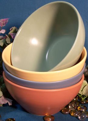 Fiesta Style Stoneware Bowl set of 4