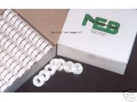 144 White Prewound NEB Embroidery Bobbins
