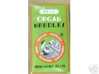 100 Organ Home Embroidery Flat Shank Needles size 11