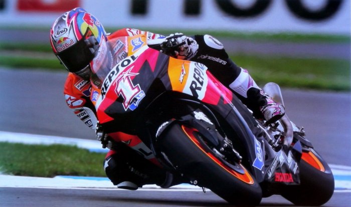 Nicky Hayden Honda RCV211 MotoGP Repsol Poster #1 Print
