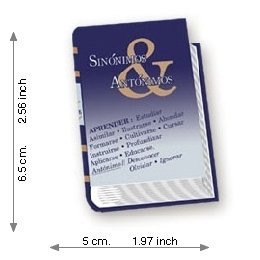 Dictionary Of Synonymous And Antonyms - Luxury - Mini Book