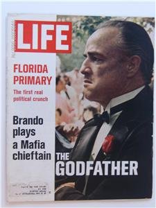 LIFE Magazine March 10, 1972 Marlon Brando as Godfather