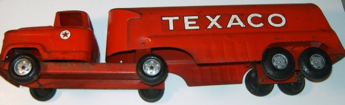BUDDY L RED TEXACO TANKER TRUCK
