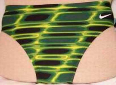 Nike Bikini Swimsuit Green & Black NEW 28