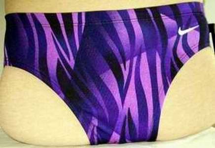 NIKE Swimsuit Bikini Purple & Black Jungle Print 28 NWT