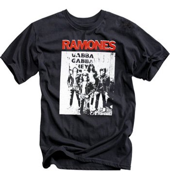 T-Shirt Ramones Gabba Gabba Hey