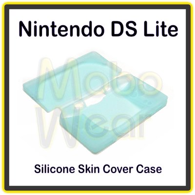 Frosted Blue Protective Silicone Skin Cover Case for the Nintendo DS Lite/NDS Lite