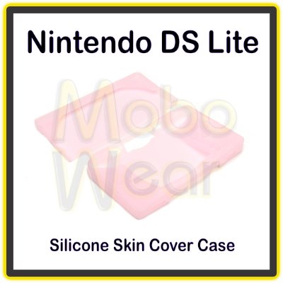 Frosted Pink Protective Silicone Skin Cover Case for the Nintendo DS Lite/NDS Lite