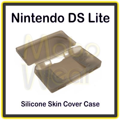 Smoke/Frosted Gray Protective Silicone Skin Cover Case for the Nintendo DS Lite/NDS Lite