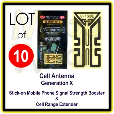 Wholesale Lot/10-Universal Mobile/Cell Phone/Cordless Phone/Walkie-Talkie Antenna Signal Boosters