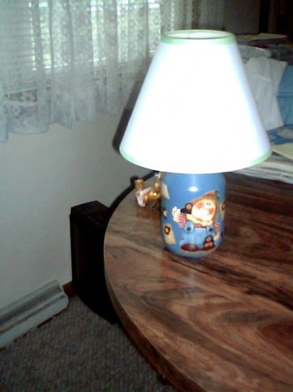 Boy Mason Jar Lamp