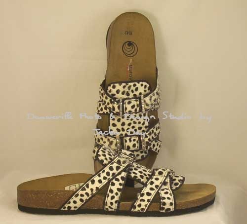 eUROWellness Birkenstock Animal Print CalfHair Slide 11